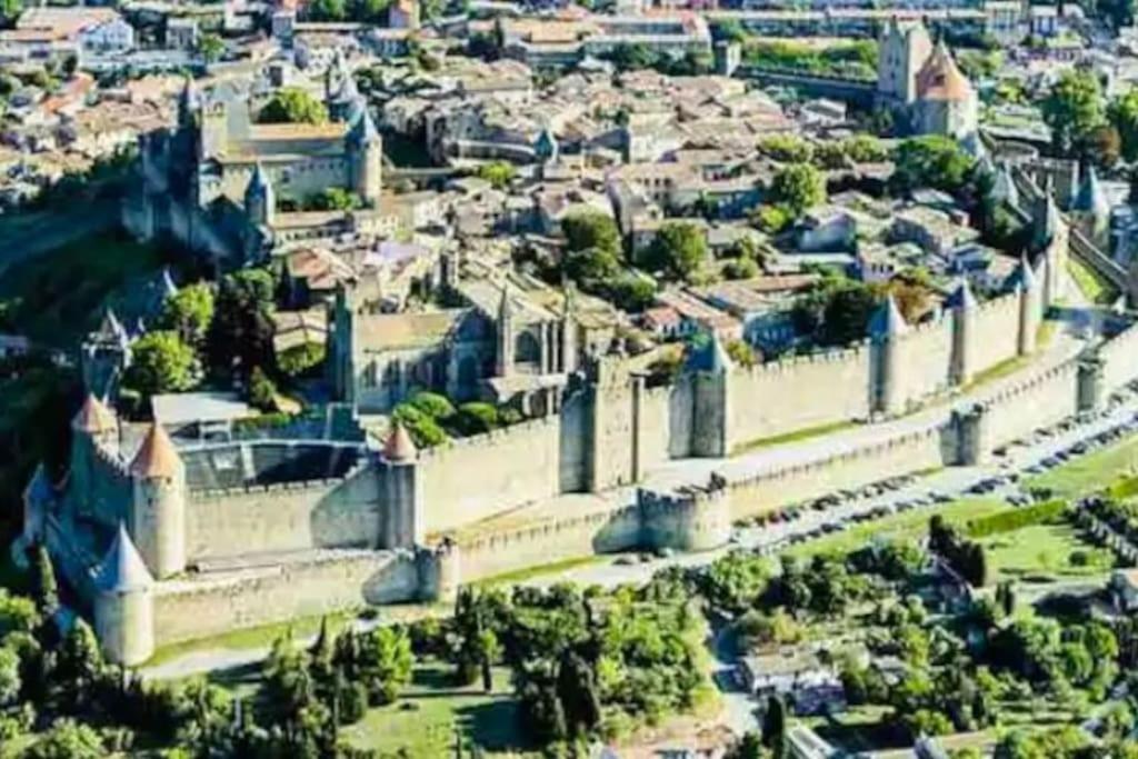 Appartement T2 Avec Vue Chateau Carcassonne Exterior photo
